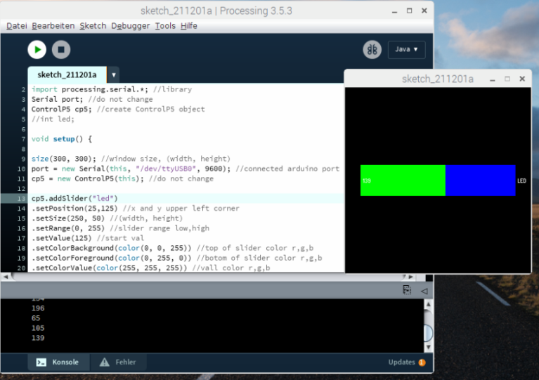 Processing Arduino